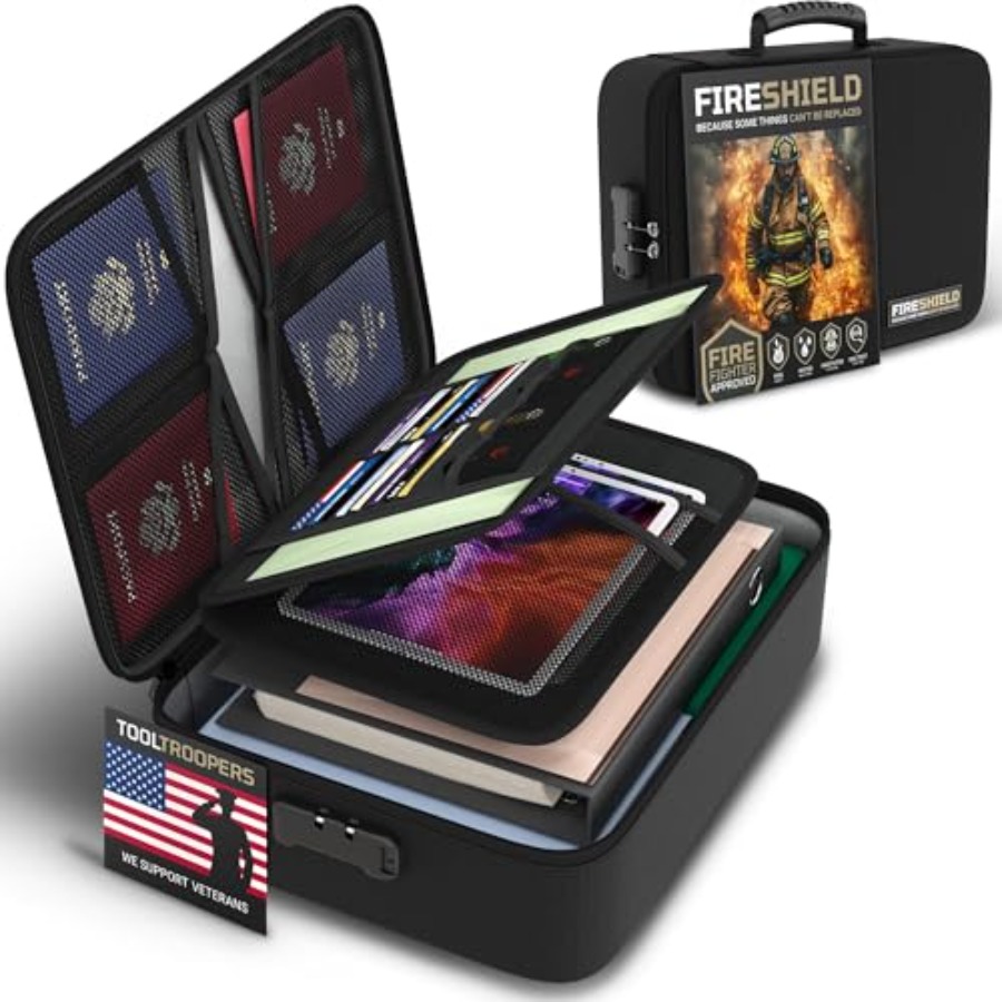 Fire Safe Document - FIRESHIELD PRO 5200°F Fireproof Document Box