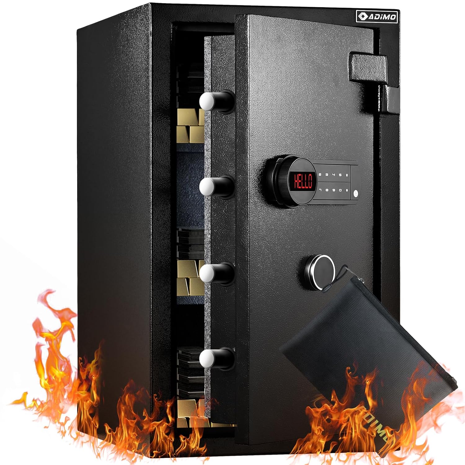 Fire Safe Document - Heavy-Duty Fireproof Safe Box 3.47 Cu.