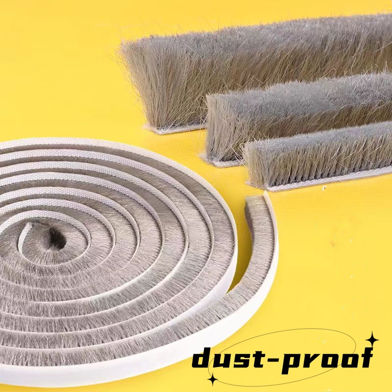 Window Lock Bar - Self-adhesive Bristles Wool Pile Weatherstrip Door