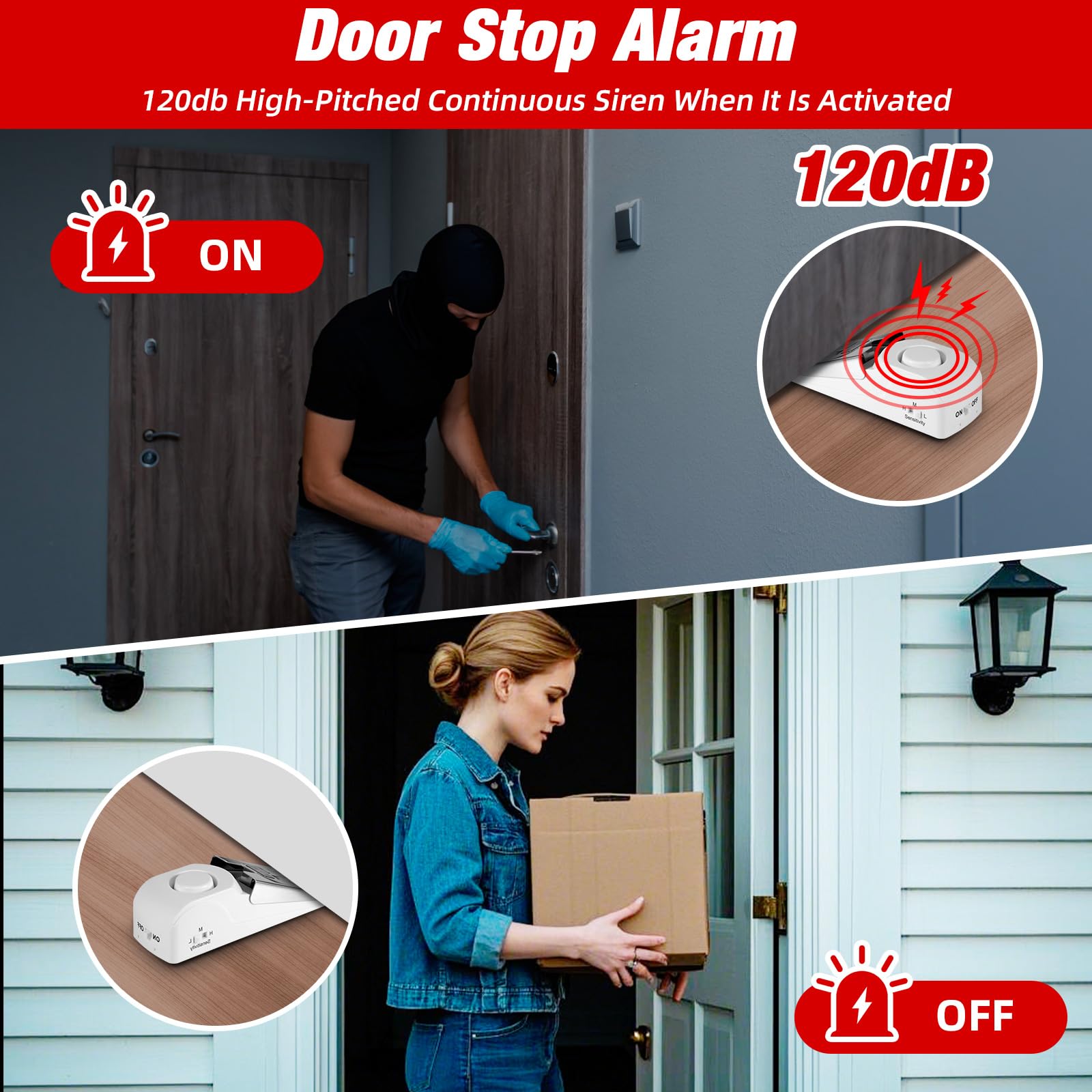 Portable Door Stop Alarm Trave - مراجعة Door Stop Alarm وسعره