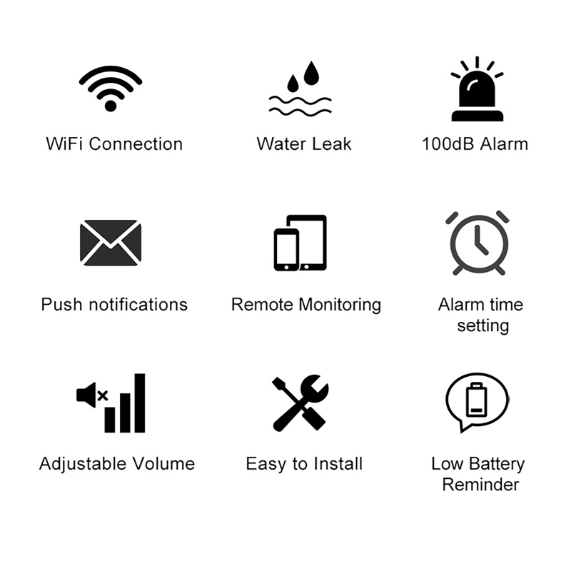 Tuya Smart WIFI Water Leak Sen - مراجعة Water Alarm Sensor وسعره