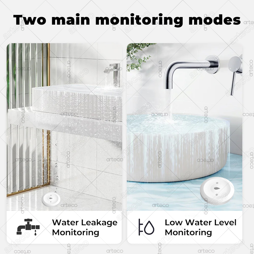 Tuya Zigbee Water Sensor Leak  - مراجعة Water Alarm Sensor وسعره
