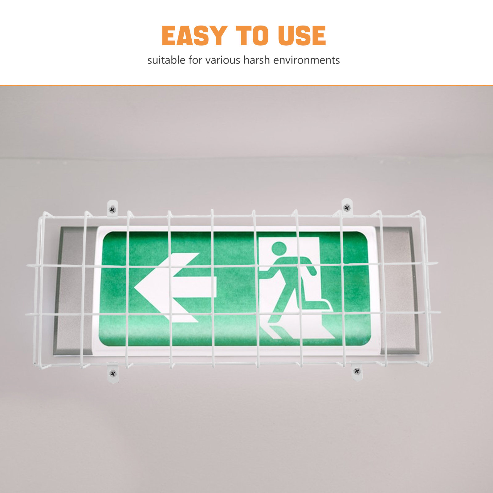 4Pcs Emergency Light Protectiv - مراجعة Emergency Exit Sign وسعره