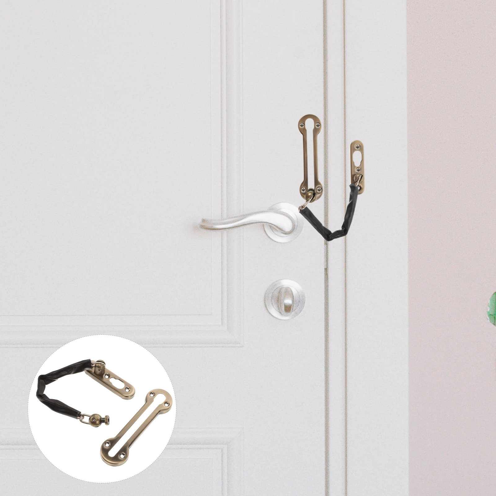 Door Chain Lock Heavy Duty Sta - مراجعة Security Chain Door وسعره