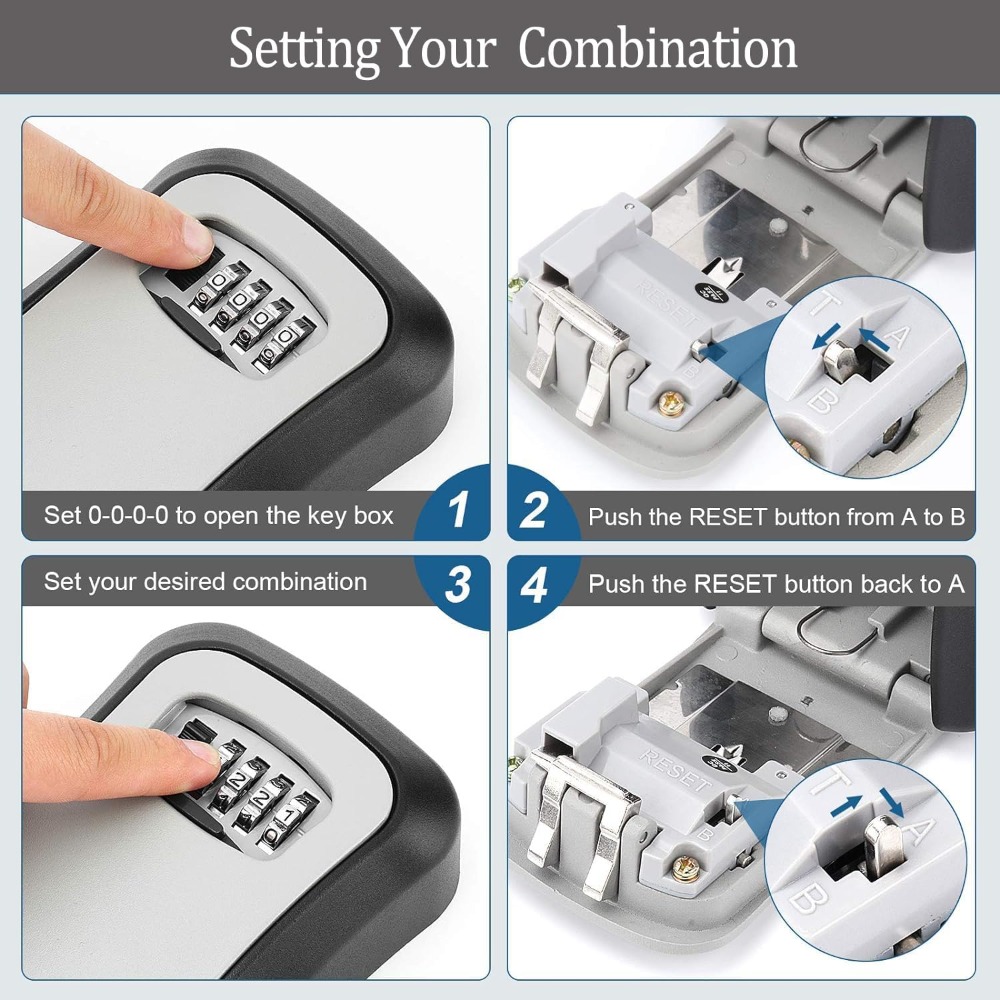 Key Safe Wall Mounted Waterpro - مراجعة Lockbox Key Secure وسعره