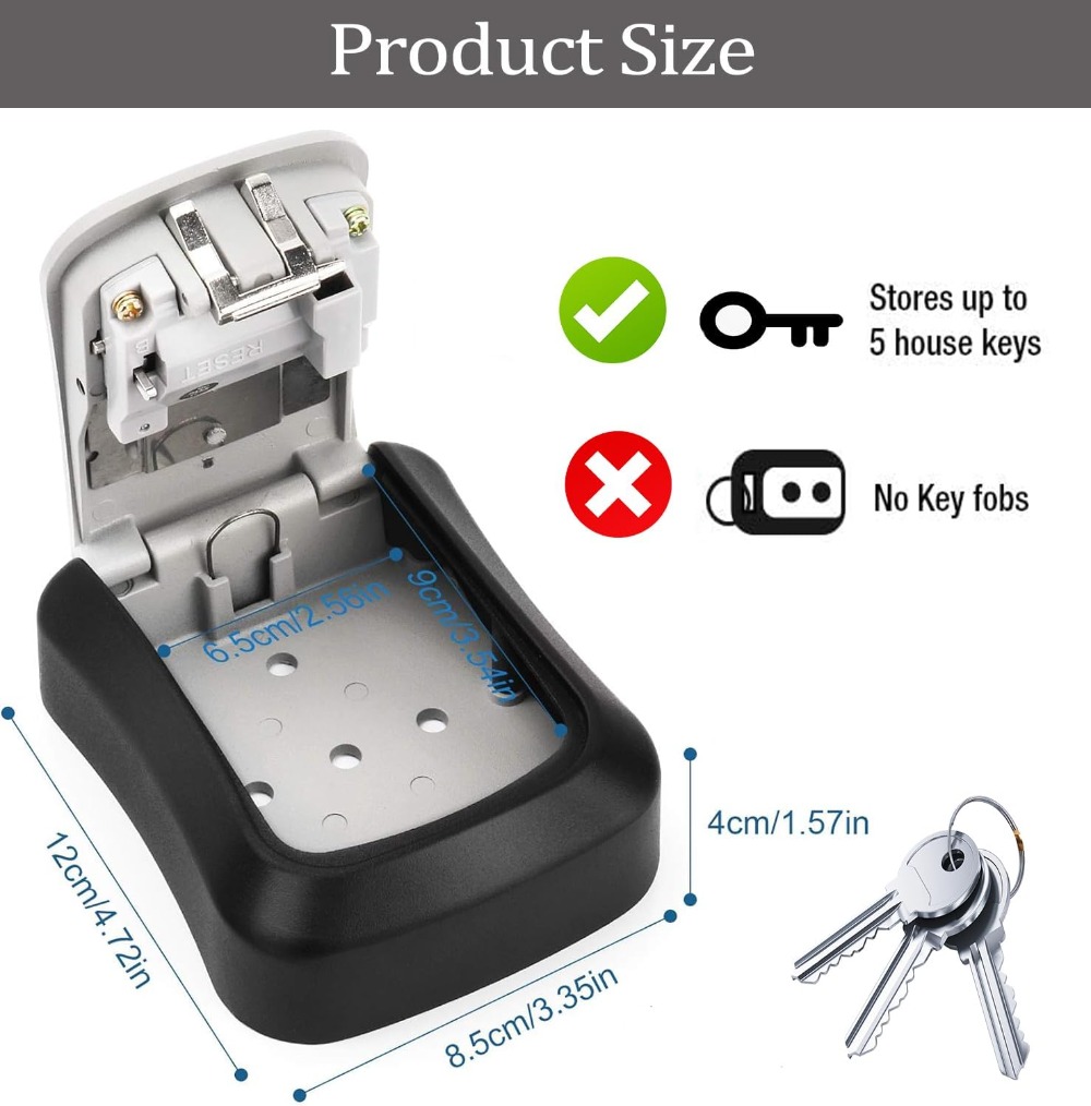 Key Safe Wall Mounted Waterpro - مراجعة Lockbox Key Secure وسعره
