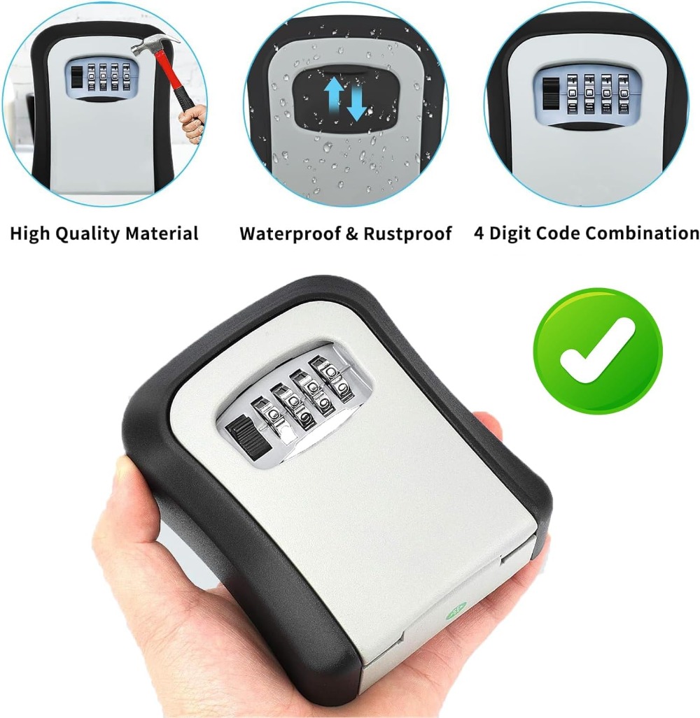 Key Safe Wall Mounted Waterpro - مراجعة Lockbox Key Secure وسعره