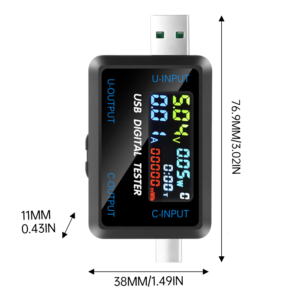 USB Tester 10 in 1 DC Digital  - مراجعة Co Detector Plug وسعره