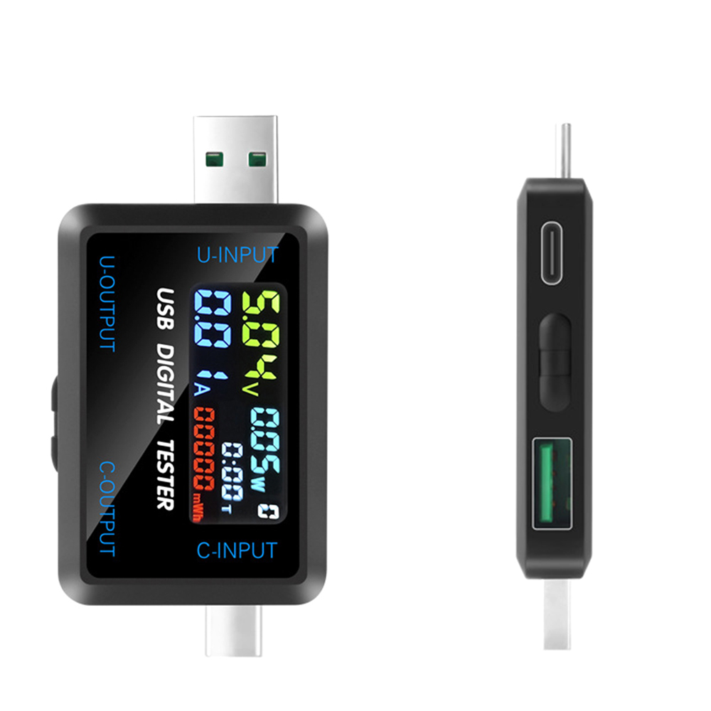 USB Tester 10 in 1 DC Digital  - مراجعة Co Detector Plug وسعره