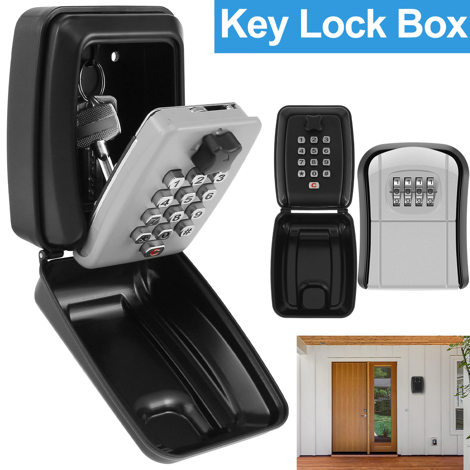 Key Lock Box Wall-Mount Secret - مراجعة Lockbox Key Secure وسعره