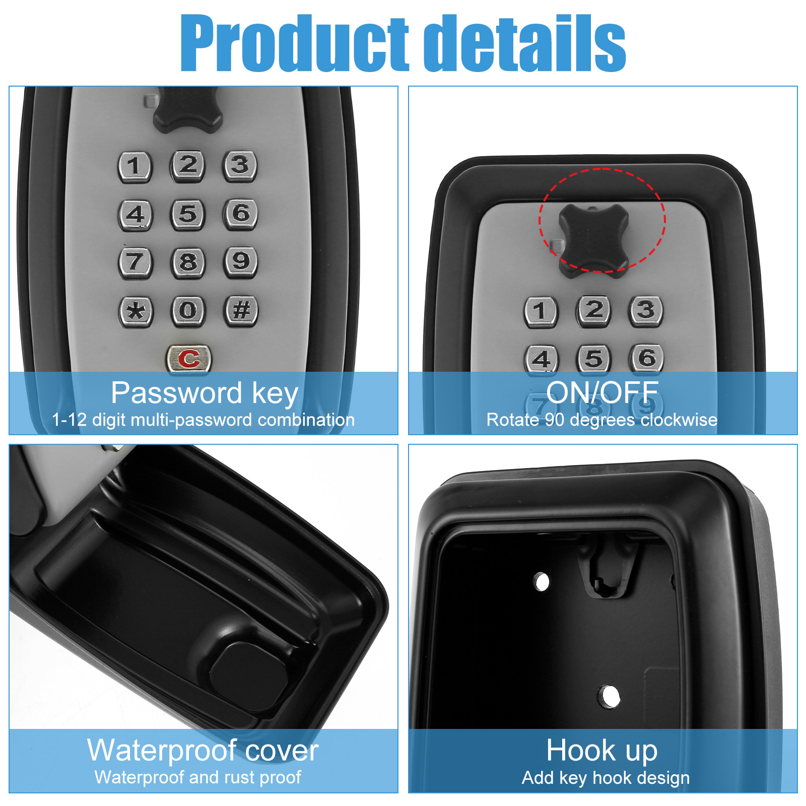 Key Lock Box Wall-Mount Secret - مراجعة Lockbox Key Secure وسعره