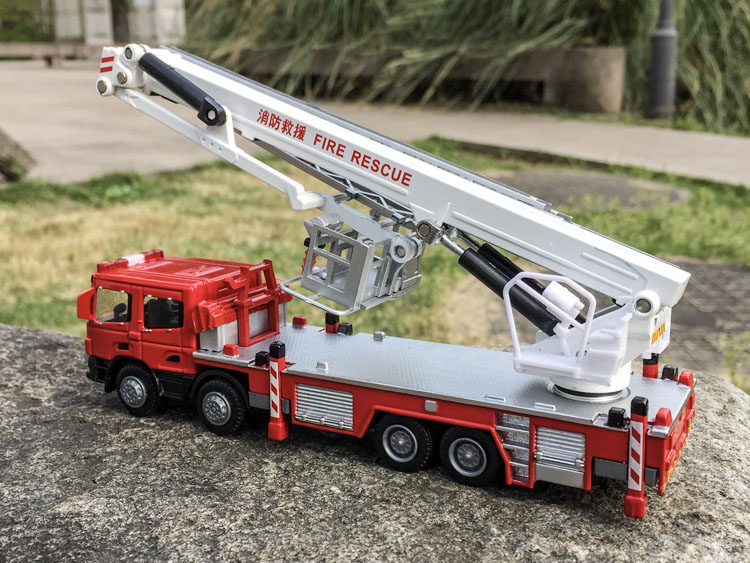1:50 alloy engineering vehicle - مراجعة Fire Escape Ladder وسعره