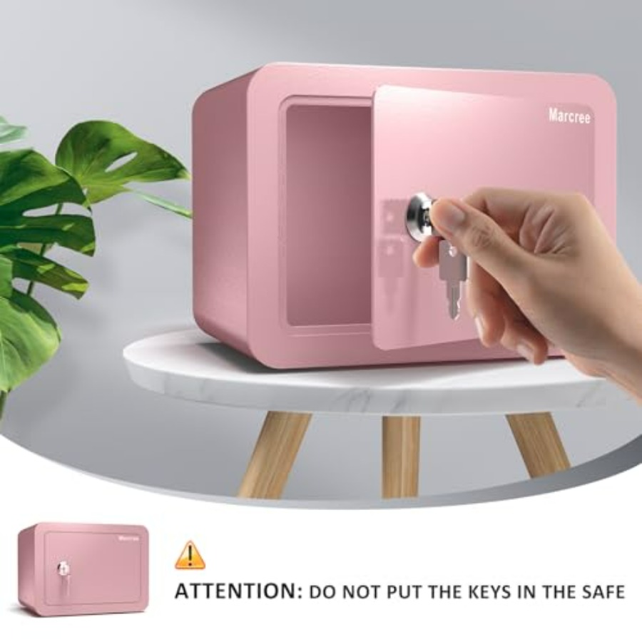 0.23 Cubic Small Safe Box for  - مراجعة Lockbox Key Secure وسعره
