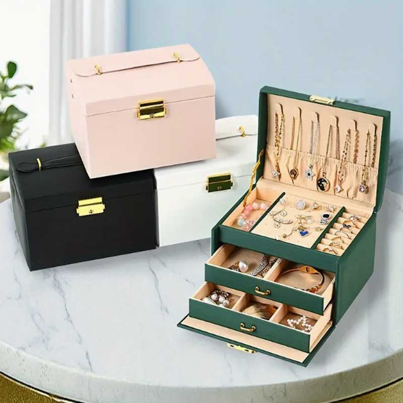Three Drawer Handheld Jeweller - مراجعة Lockbox Key Secure وسعره