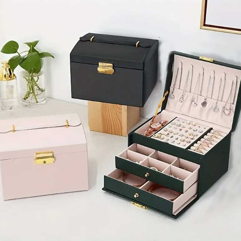 Three Drawer Handheld Jeweller - مراجعة Lockbox Key Secure وسعره