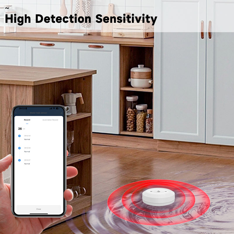 Tuya Zigbee2mqtt Water Immersi - مراجعة Water Alarm Sensor وسعره