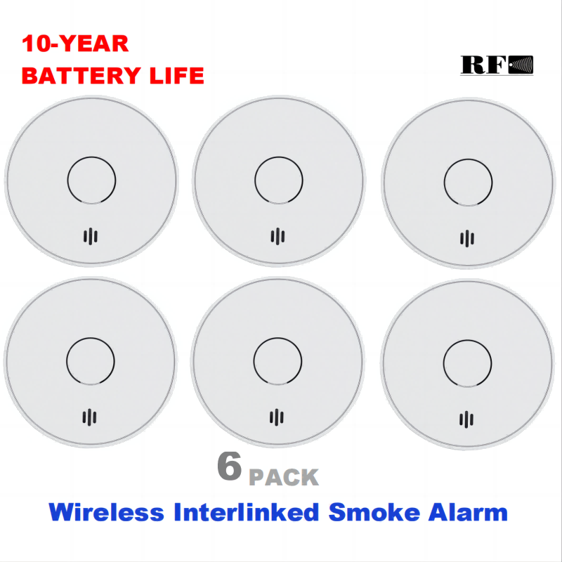 Wireless Interlinked Smoke Ala - مراجعة Smoke Detector Interconnected وسعره