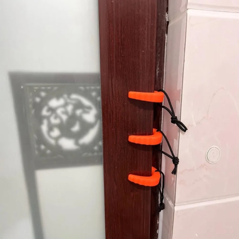 Easy to Use Rubber Door Jam Fi - مراجعة Door Stop Alarm وسعره