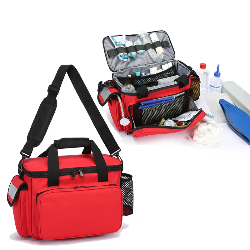 Portable Outdoor First Aid Kit - مراجعة First Aid Bag Kit وسعره