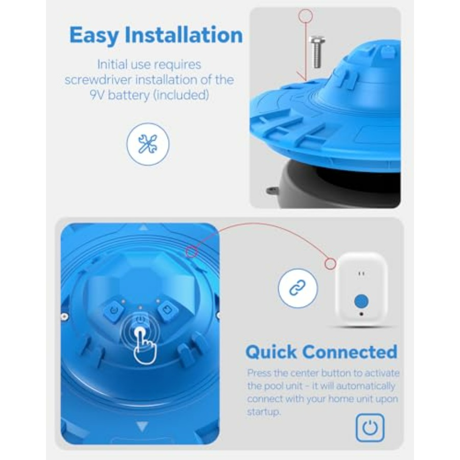 Pool Alarm for inground above  - مراجعة Pool Alarm Float وسعره