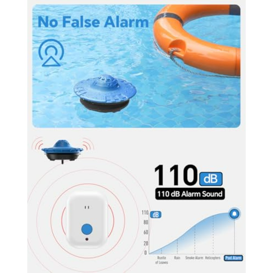 Pool Alarm for inground above  - مراجعة Pool Alarm Float وسعره