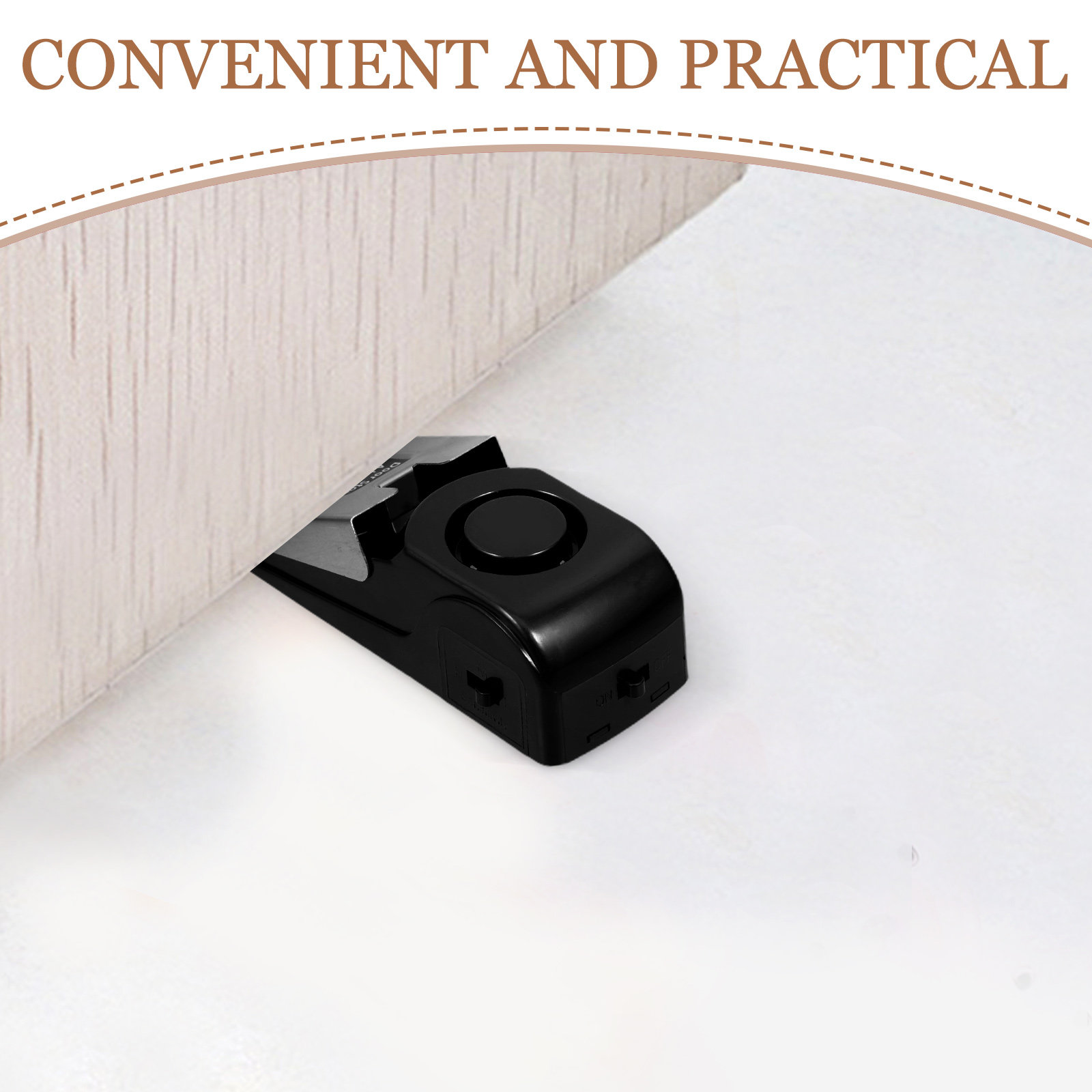 Door Stop Alarm 120Db Loud Tri - مراجعة Door Stop Alarm وسعره