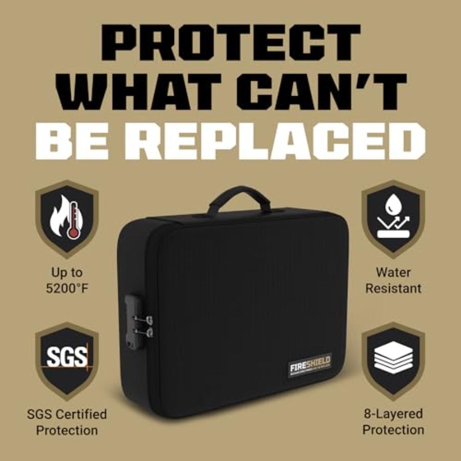 FIRESHIELD PRO 5200°F Fireproo - مراجعة Fire Safe Document وسعره