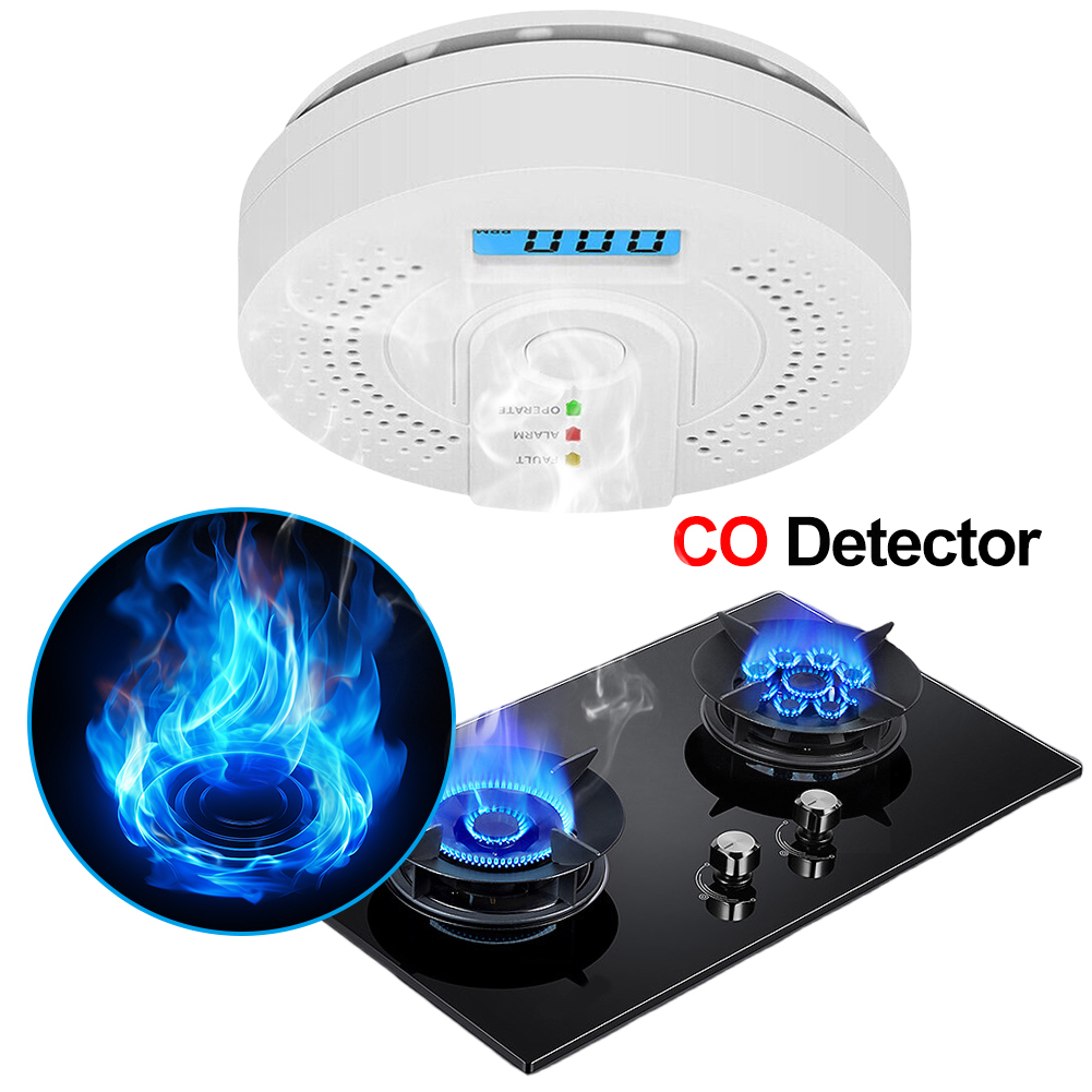 Carbon Monoxide Detector CO Ga - مراجعة Smoke Detector Interconnected وسعره