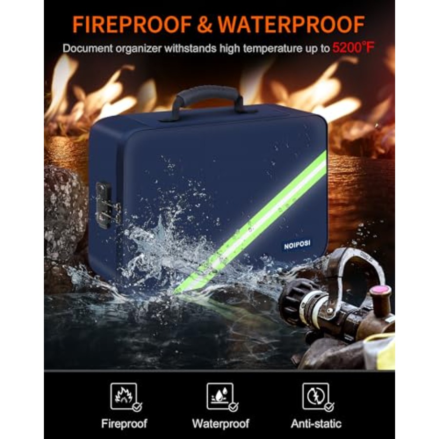 Important Document Organizer W - مراجعة Fire Safe Document وسعره