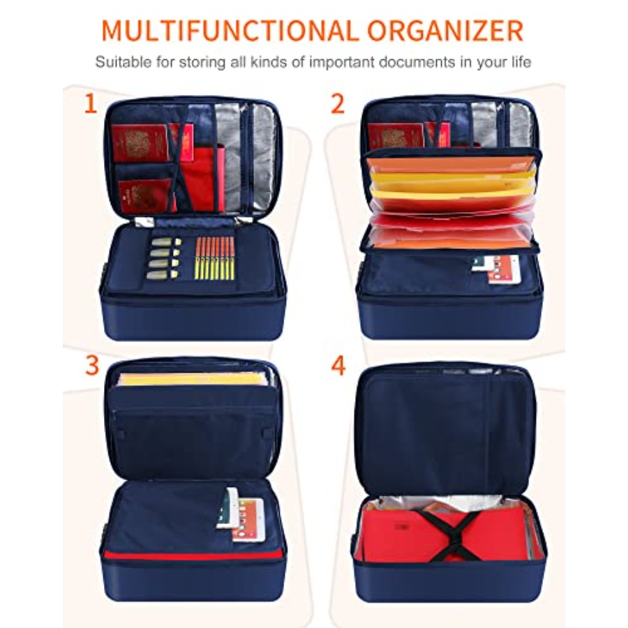 Important Document Organizer W - مراجعة Fire Safe Document وسعره
