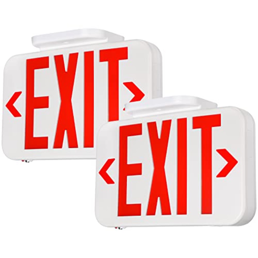 LED Exit Sign, Emergency Exit  - مراجعة Emergency Exit Sign وسعره