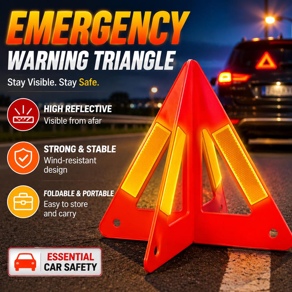 Reflective Triangle Warning Si - مراجعة Emergency Exit Sign وسعره