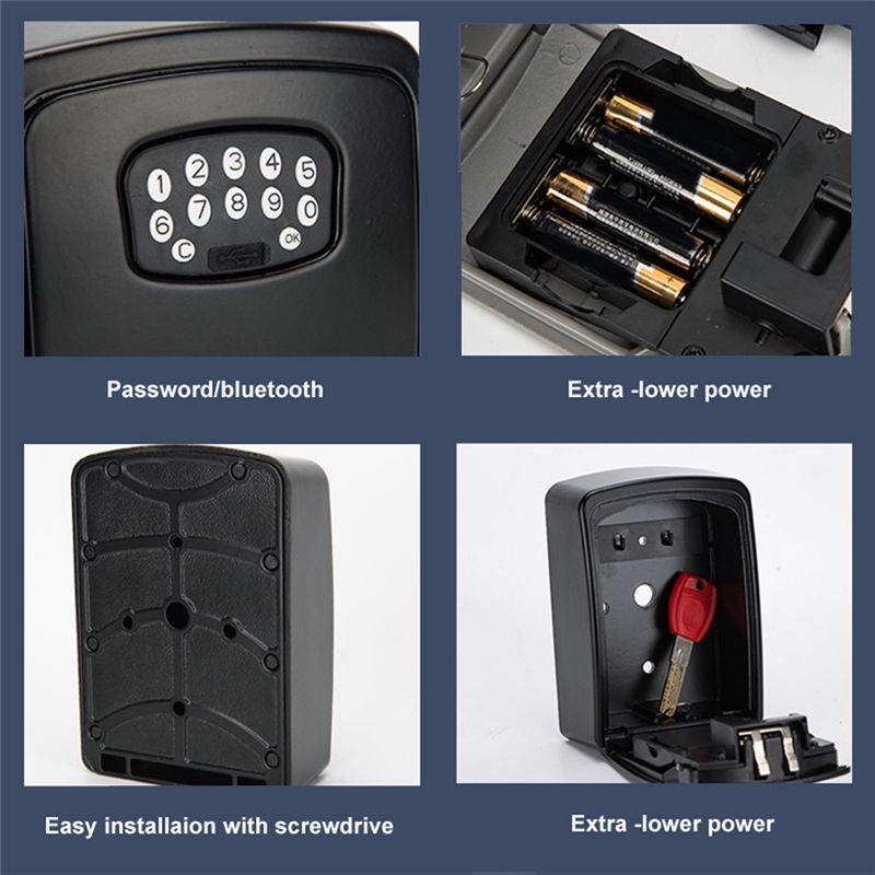 B68A TUYA Smart Key Box Blueto - مراجعة Lockbox Key Secure وسعره