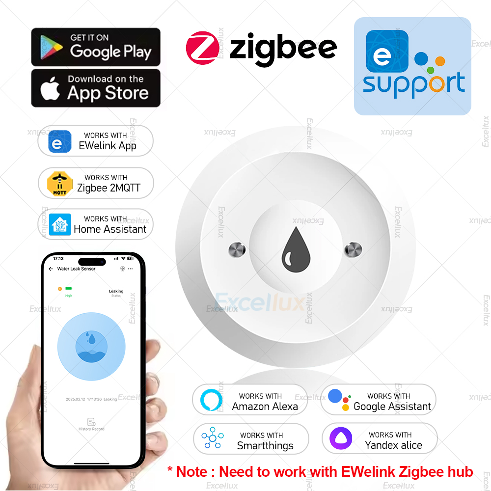 Ewelink Zigbee 3.0 Water Senso - مراجعة Water Alarm Sensor وسعره