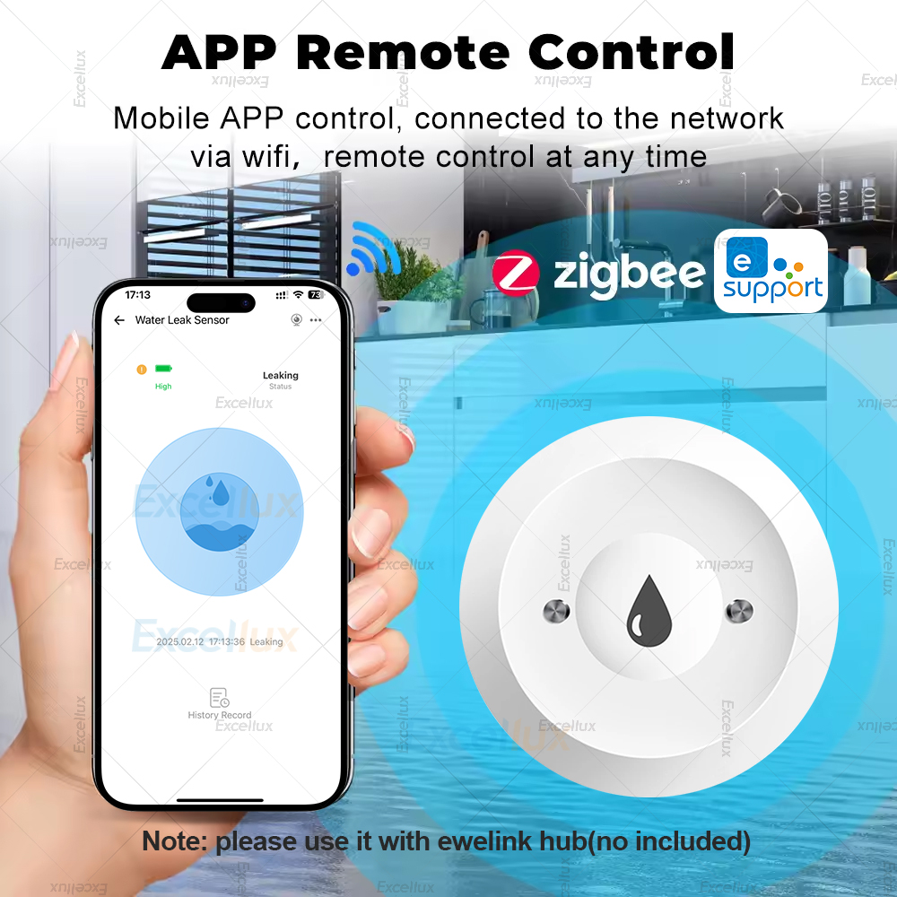 Ewelink Zigbee 3.0 Water Senso - مراجعة Water Alarm Sensor وسعره