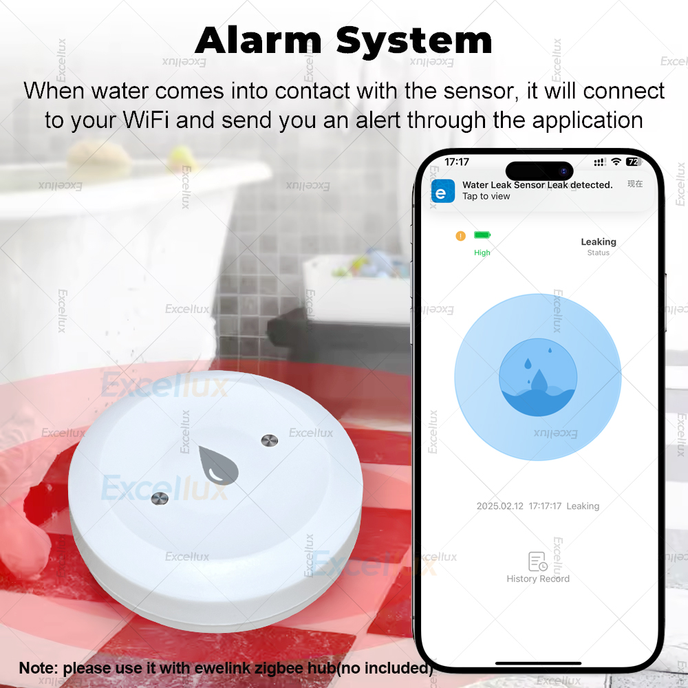 Ewelink Zigbee 3.0 Water Senso - مراجعة Water Alarm Sensor وسعره