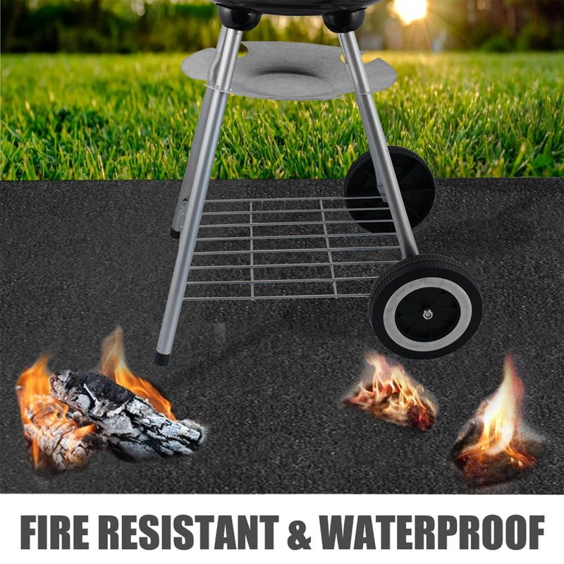 Under Grill Mat Fireplace Fire - مراجعة Fire Blanket Kitchen وسعره