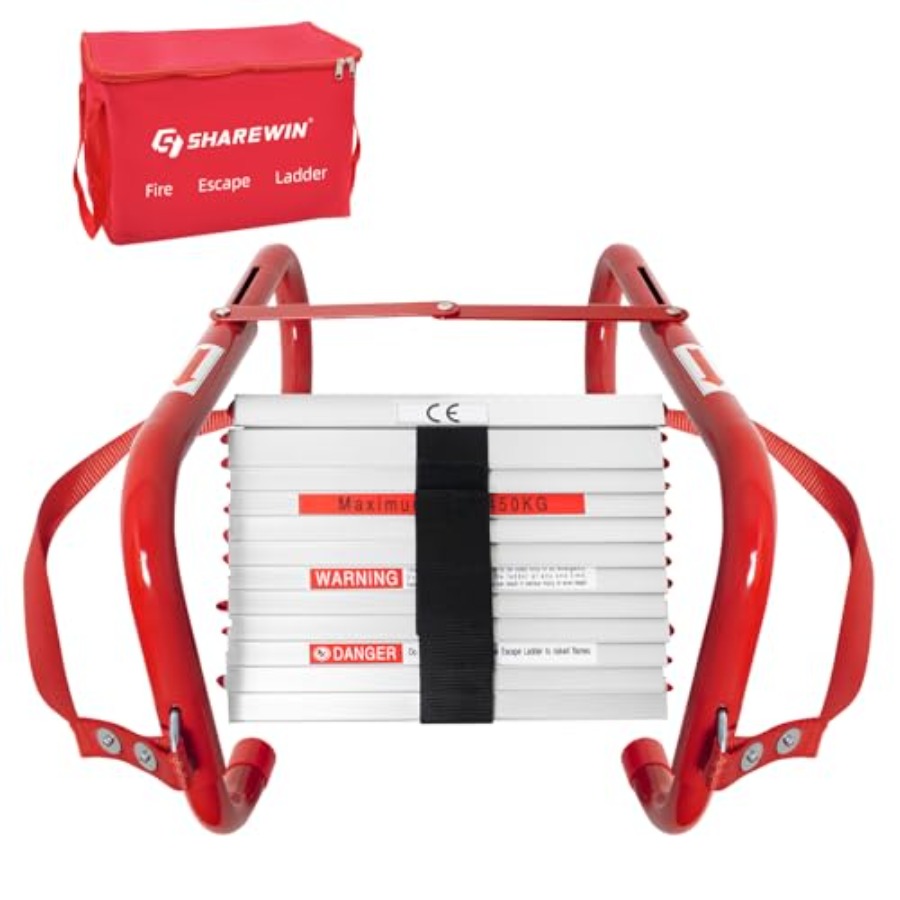 Portable Fire Ladder 2 Story E - مراجعة Fire Escape Ladder وسعره