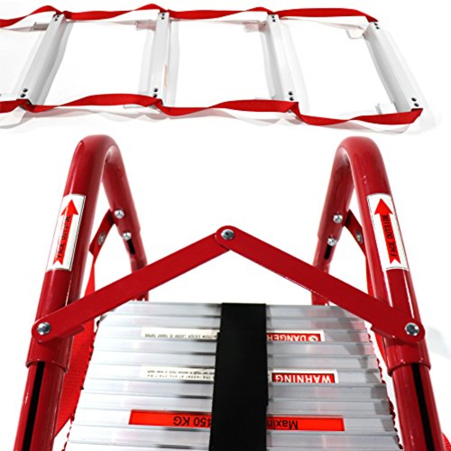 Portable Fire Ladder 2 Story E - مراجعة Fire Escape Ladder وسعره