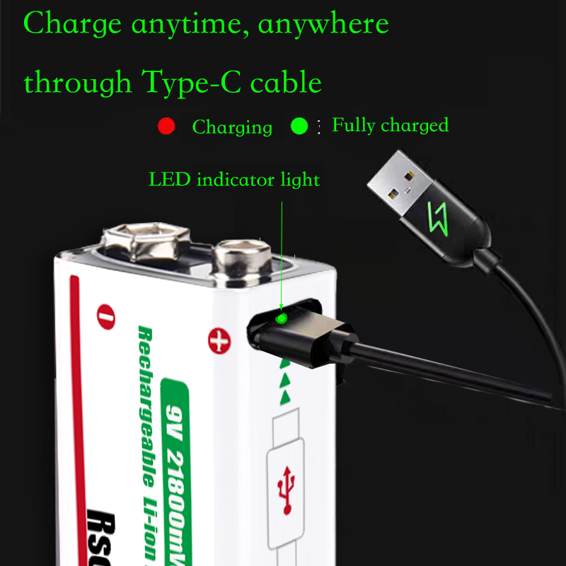 Type-C Rechargeable 9V Lithium - مراجعة Smoke Detector Interconnected وسعره