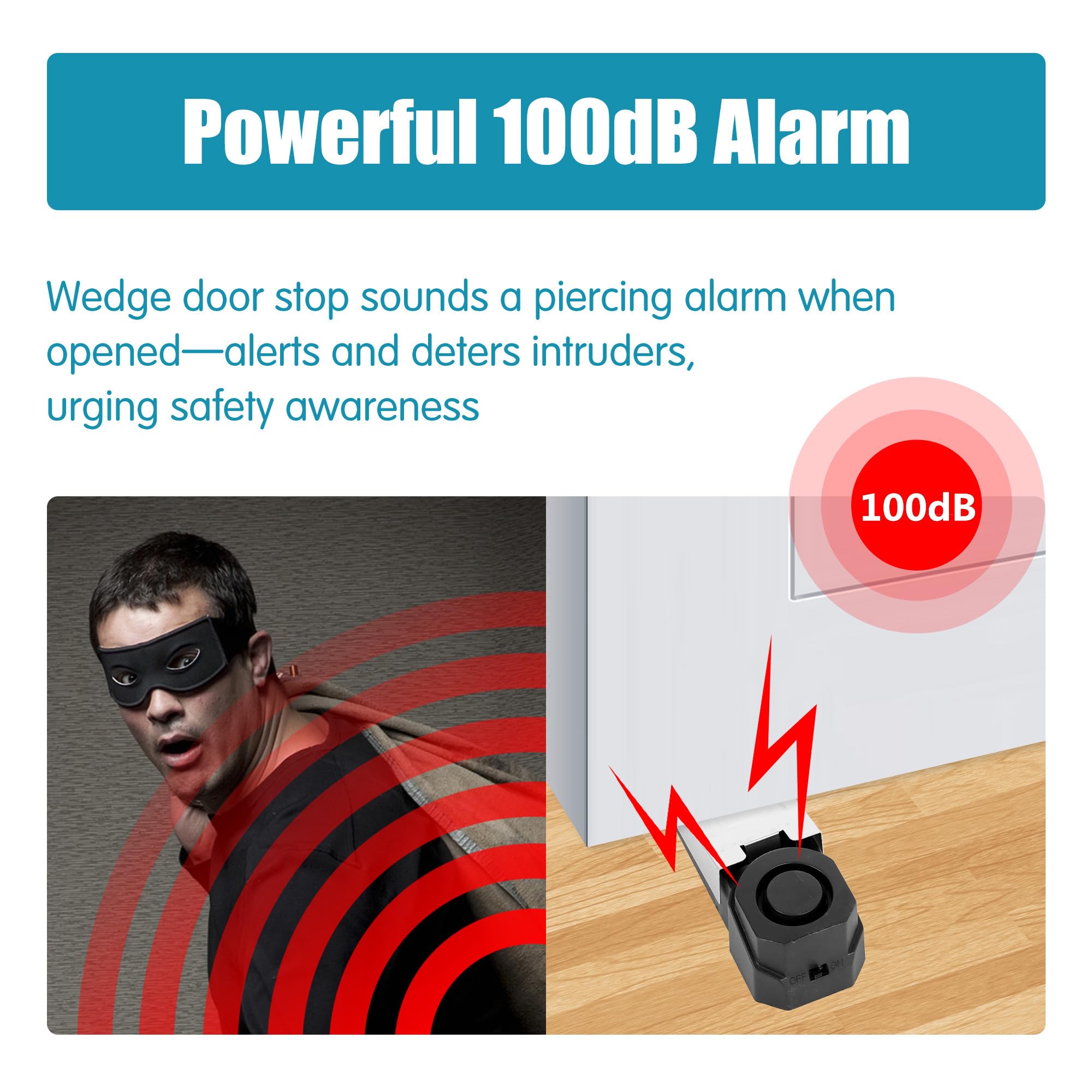 Wireless Door Stop Alarm Syste - مراجعة Door Stop Alarm وسعره