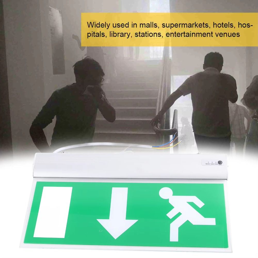 Commercial LED Emergency Sign  - مراجعة Emergency Exit Sign وسعره