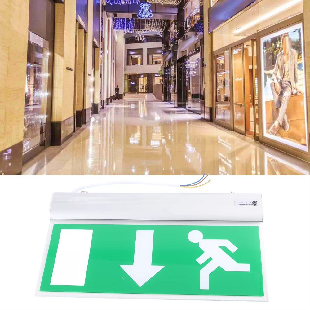Commercial LED Emergency Sign  - مراجعة Emergency Exit Sign وسعره