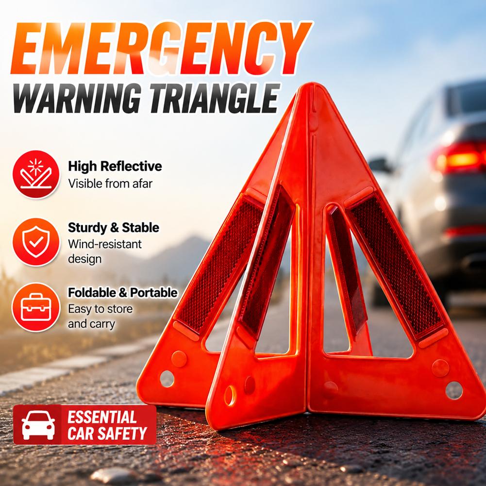 Reflective Triangle Warning Si - مراجعة Emergency Exit Sign وسعره