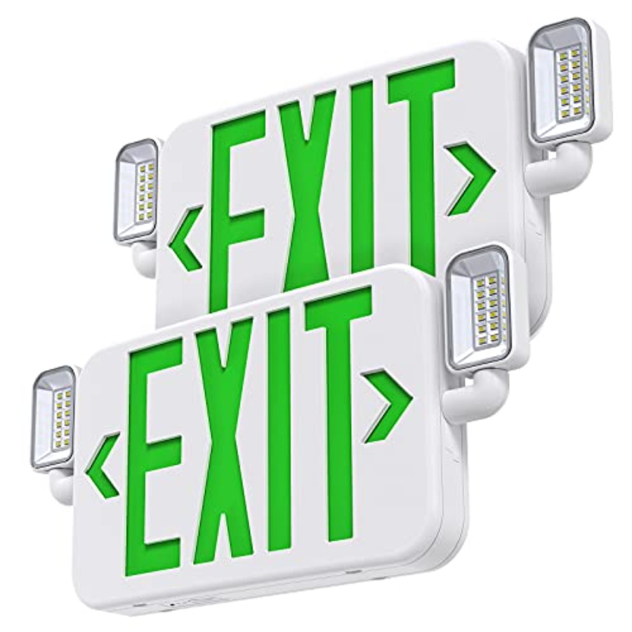 Led Combo Emergency Exit Sign  - مراجعة Emergency Exit Sign وسعره