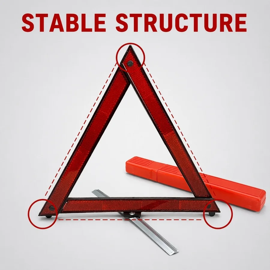 Car Tripod Folded Stop Sign Re - مراجعة Emergency Exit Sign وسعره