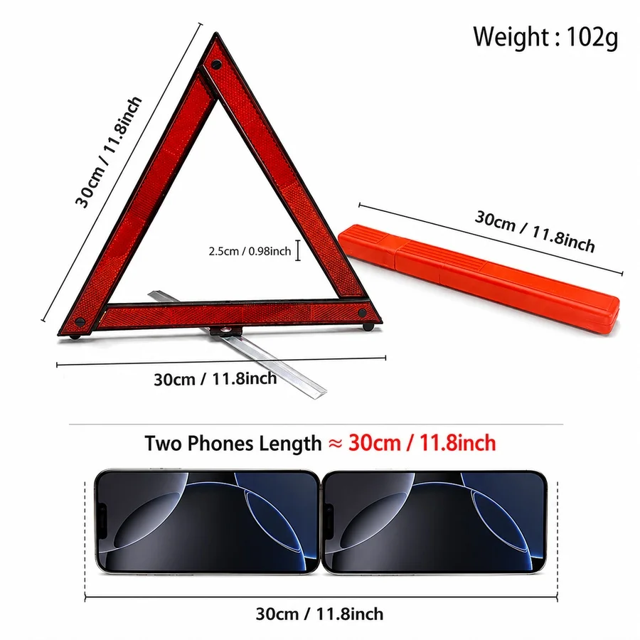 Car Tripod Folded Stop Sign Re - مراجعة Emergency Exit Sign وسعره
