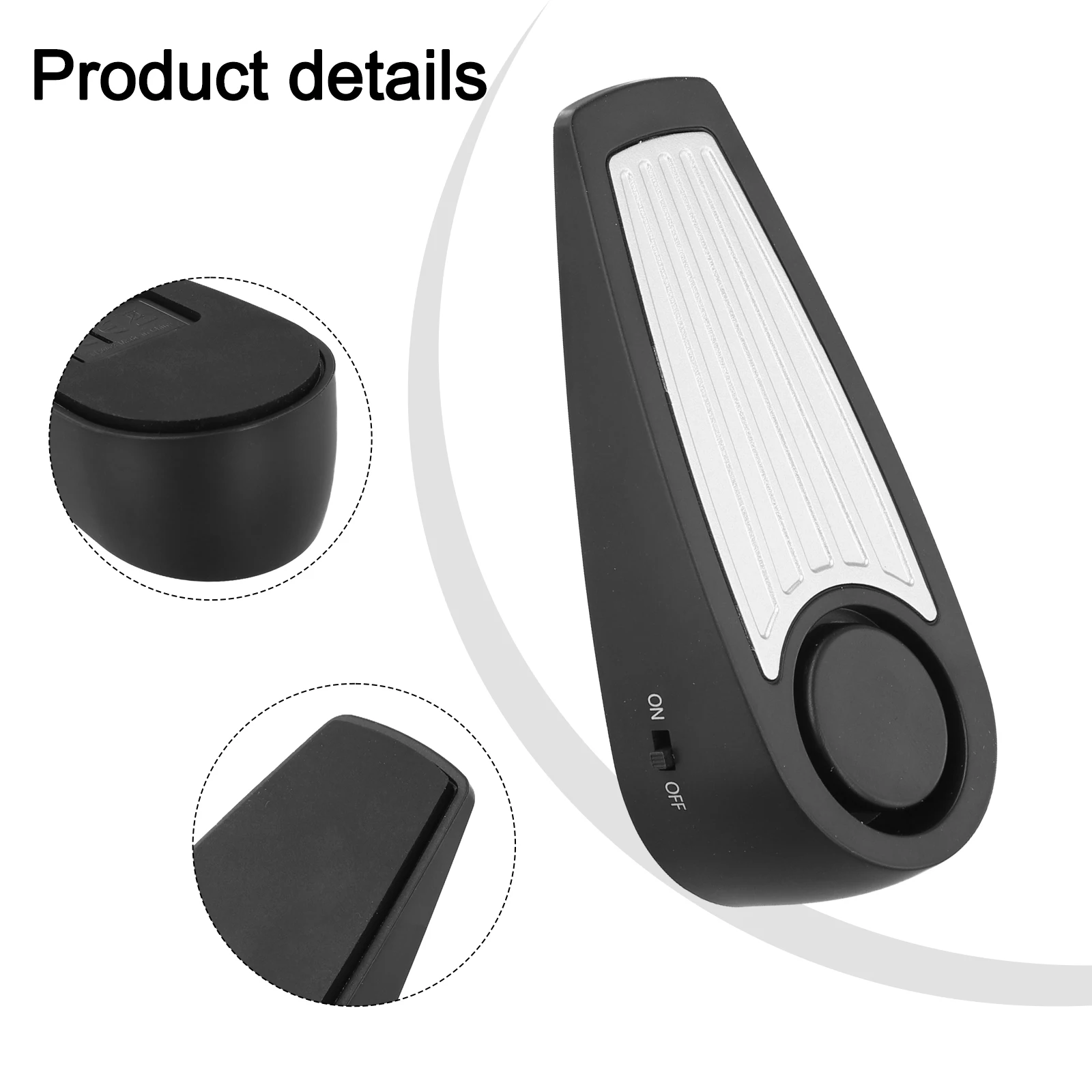 Alarm White Portable Doorstop  - مراجعة Door Stop Alarm وسعره