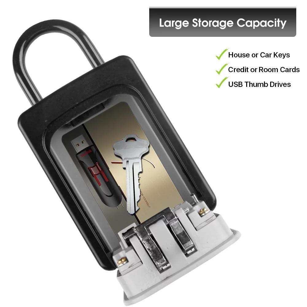 Wall Mount Key Lock Box 4 Digi - مراجعة Lockbox Key Secure وسعره