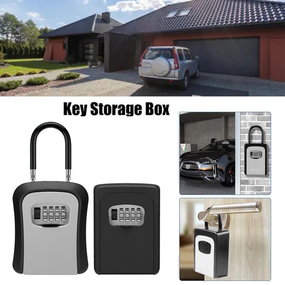 Wall Mount Key Lock Box 4 Digi - مراجعة Lockbox Key Secure وسعره